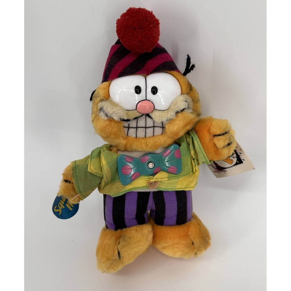 VTG Birthday Garfield Dakin Stuffed Animal 1981 RARE